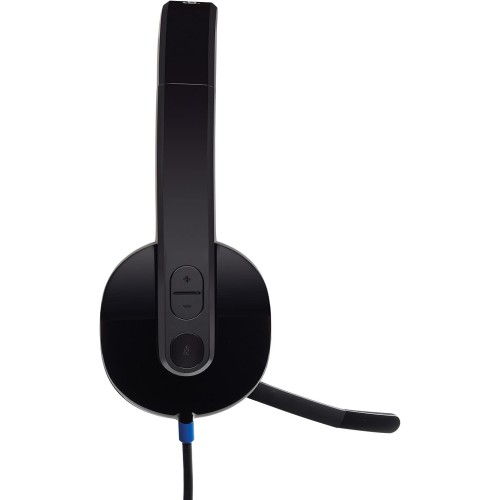 "Logitech H540" USB ausinės, laidinės, biurui / skamb. centrui, 20-20000 Hz, 120 g, juodos ( pažeista pakuotė, prist.1-2d.d.)
