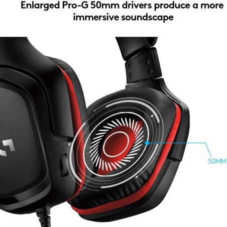 Žaidimų ausinės Logitech G332 Gaming