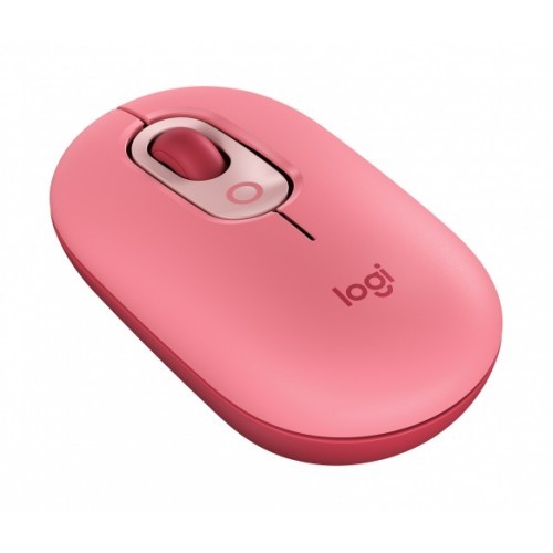 Pelė bevielė Logitech POP Mouse with emoji Heart Breaker, rožinė(nauja, 1-2 d.d. pristat.)