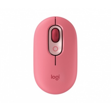 Pelė bevielė Logitech POP Mouse with emoji Heart Breaker, rožinė(nauja, 1-2 d.d. pristat.)
