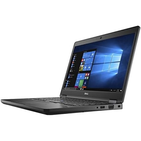 Dell Latitude 5480 14", Intel Core i5-6300U, 8GB, 512GB SSD, WIN 10, Juodas