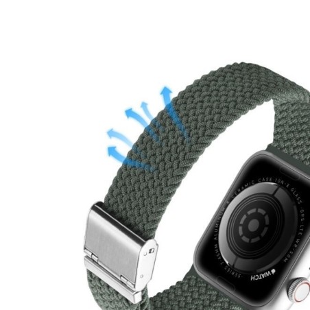 Apyrankė Dux Ducis Mixture II Series Apple Watch 38/40/41mm Olive Green