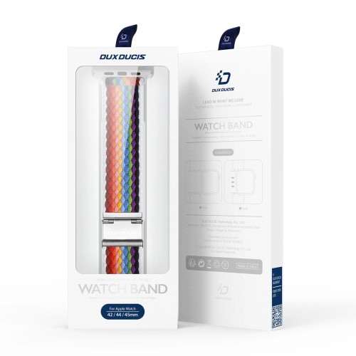 Apyrankė Dux Ducis Mixture II Series Apple Watch 42/44/45/49mm Pale Stripes