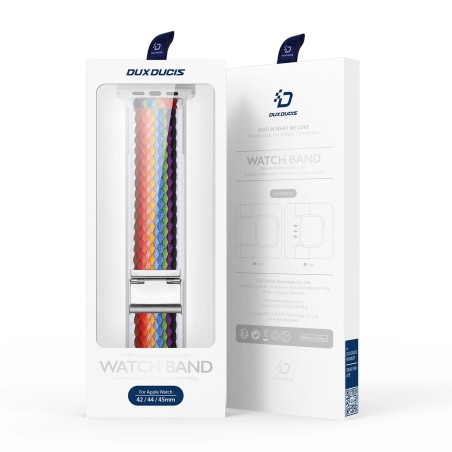 Apyrankė Dux Ducis Mixture II Series Apple Watch 42/44/45/49mm Pale Stripes