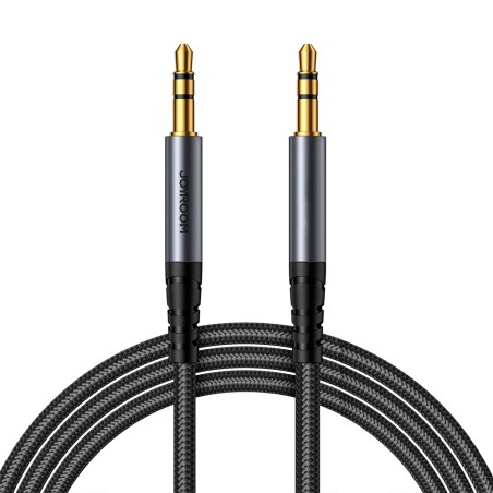 Audio kabelis Joyroom SY-A08 3,5mm to 3,5mm 1.2m juodas