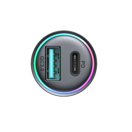Automobilinis įkroviklis Joyroom JR-CCN04 USB-C/USB-A 60W juodas