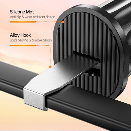 Automobilinis telefono laikiklis Awei X52 Magnetic (air vent) juodas