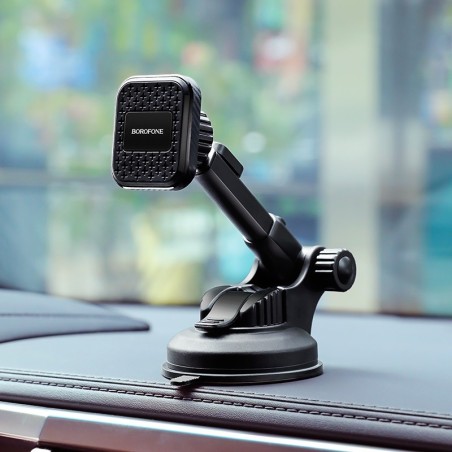 Automobilinis telefono laikiklis Borofone BH21 tvirtinamas ant prietaisų skydelio magnetinis