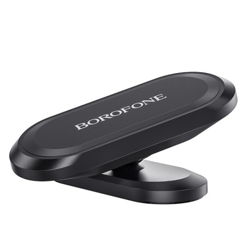 Automobilinis telefono laikiklis Borofone BH29 klijuojamas ant panelės, magnetinis, juodas