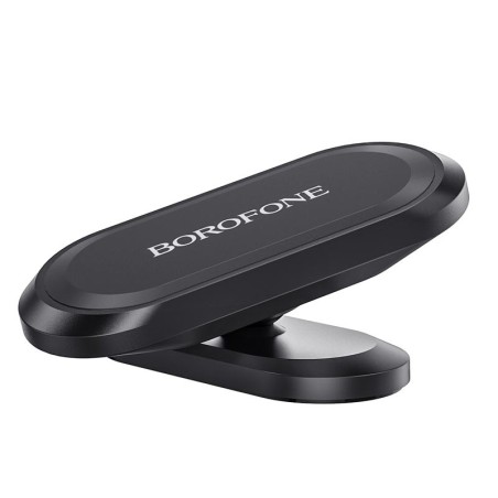 Automobilinis telefono laikiklis Borofone BH29 klijuojamas ant panelės, magnetinis, juodas