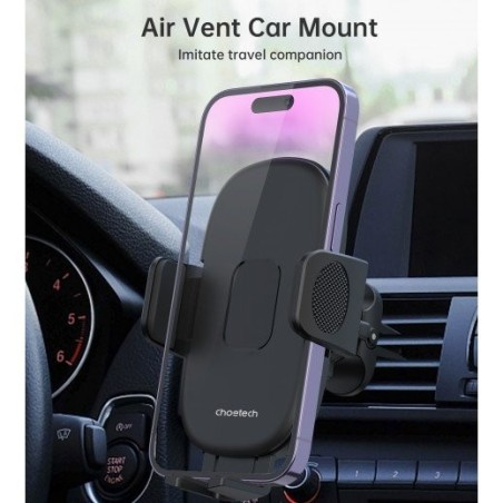 Automobilinis telefono laikiklis Choetech H066 juodas