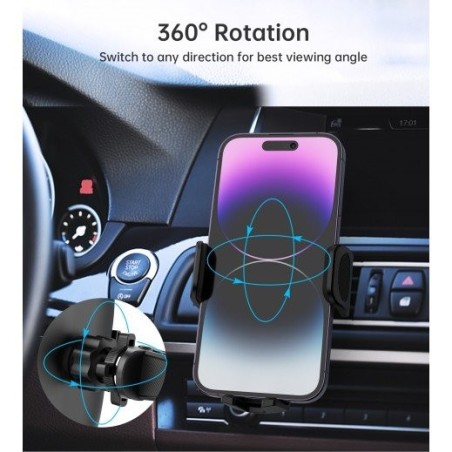 Automobilinis telefono laikiklis Choetech H066 juodas