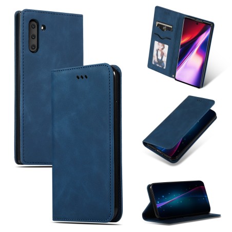 Dėklas Business Style Samsung G990 S21 FE 5G tamsiai mėlynas
