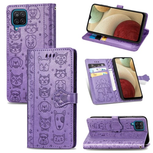 Dėklas Cat-Dog Samsung A346 A34 5G violetinis