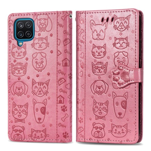 Dėklas Cat-Dog Samsung A356 A35 5G rožinis