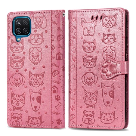 Dėklas Cat-Dog Samsung A566 A56 5G rožinis