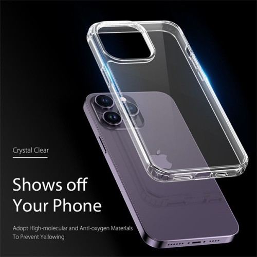 Dėklas Dux Ducis Clin Apple iPhone 15 Pro Max skaidrus