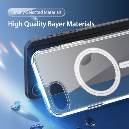 Dėklas Dux Ducis Clin Magsafe Apple iPhone 16e skaidrus