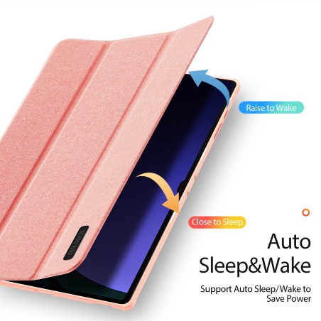 Dėklas Dux Ducis Domo Samsung X920 Tab S10 Ultra rožinis