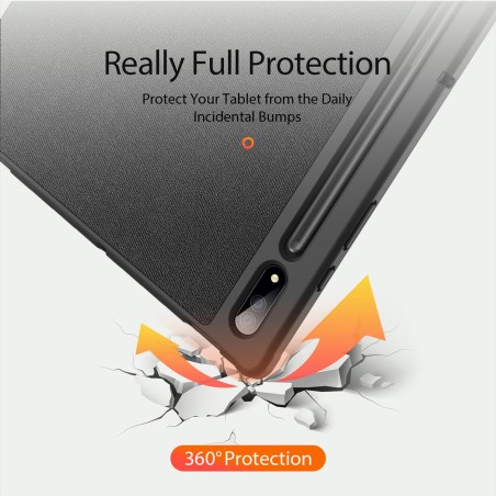 Dėklas Dux Ducis Domo Samsung X920 Tab S10 Ultra rožinis