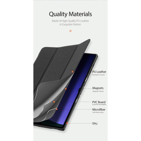 Dėklas Dux Ducis Domo Samsung X920 Tab S10 Ultra tamsiai mėlynas