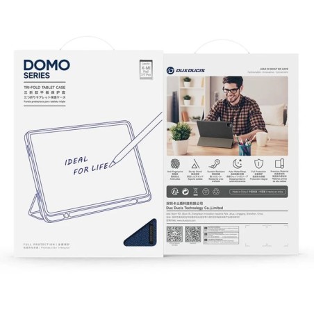 Dėklas Dux Ducis Domo Xiaomi Pad 7/Pad 7 Pro tamsiai mėlynas