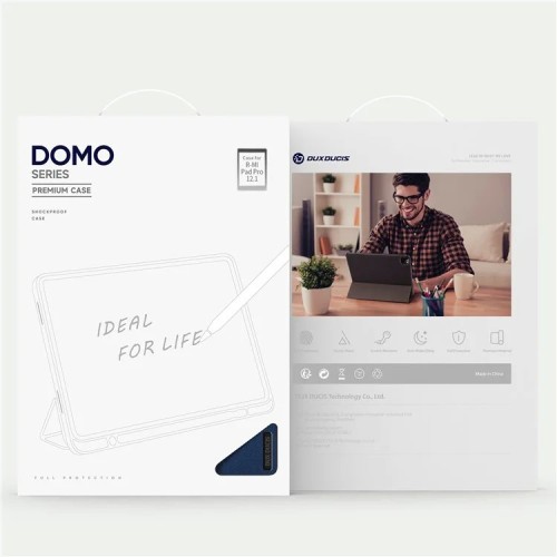 Dėklas Dux Ducis Domo Xiaomi Redmi Pad Pro 12.1 tamsiai mėlynas