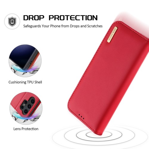 Dėklas Dux Ducis Hivo Samsung S926 S24 Plus raudonas