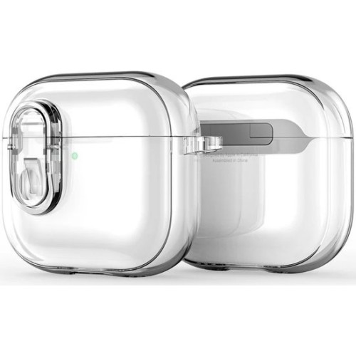 Dėklas Dux Ducis PECL Apple AirPods 4 skaidrus