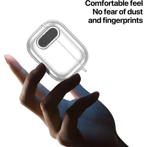 Dėklas Dux Ducis PECL Apple AirPods 4 skaidrus