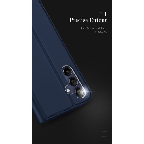 Dėklas Dux Ducis Skin Pro Samsung A165 A16 4G/A166 A16 5G tamsiai mėlynas