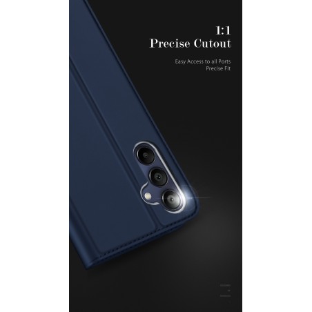 Dėklas Dux Ducis Skin Pro Samsung A165 A16 4G/A166 A16 5G tamsiai mėlynas
