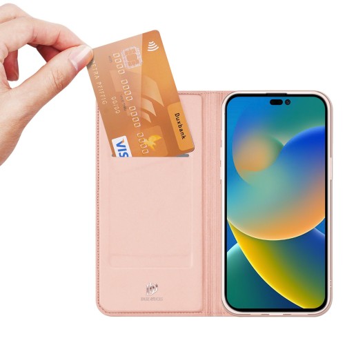 Dėklas Dux Ducis Skin Pro Samsung S938 S25 Ultra rožinio aukso
