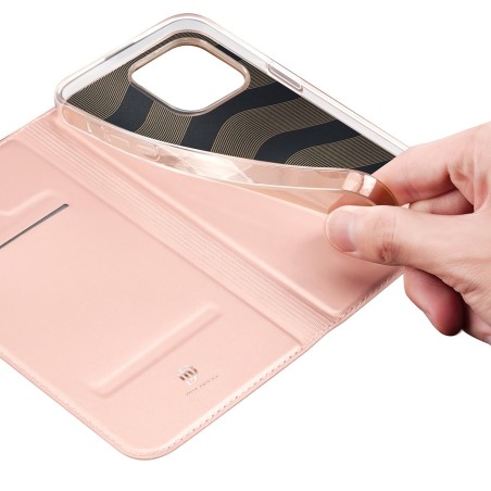 Dėklas Dux Ducis Skin Pro Samsung S938 S25 Ultra rožinio aukso