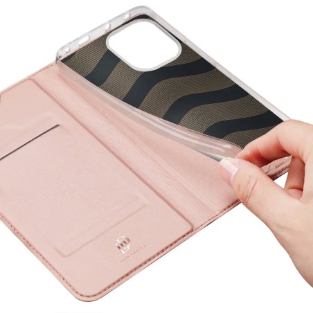 Dėklas Dux Ducis Skin Pro Xiaomi Redmi Note 14 5G rožinio aukso
