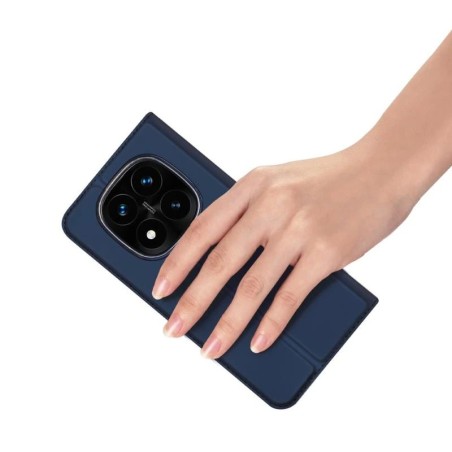 Dėklas Dux Ducis Skin Pro Xiaomi Redmi Note 14 Pro+ 5G tamsiai mėlynas