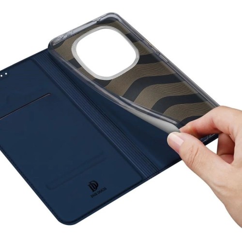 Dėklas Dux Ducis Skin Pro Xiaomi Redmi Note 14 Pro+ 5G tamsiai mėlynas