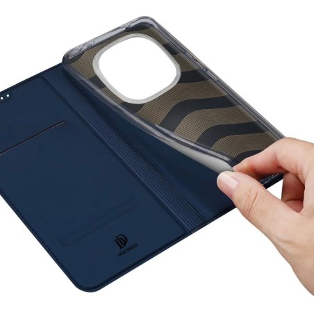 Dėklas Dux Ducis Skin Pro Xiaomi Redmi Note 14 Pro+ 5G tamsiai mėlynas