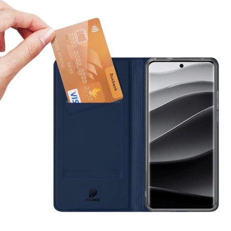 Dėklas Dux Ducis Skin Pro Xiaomi Redmi Note 14 Pro+ 5G tamsiai mėlynas