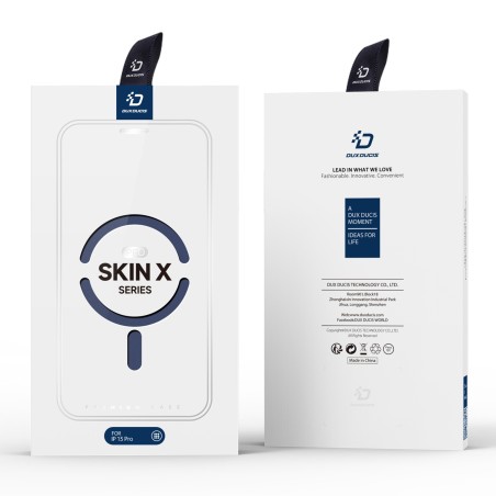 Dėklas Dux Ducis Skin X Pro Apple iPhone 15 Plus violetinis