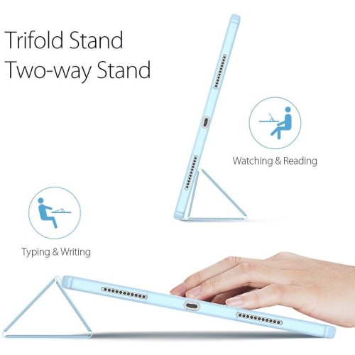 Dėklas Dux Ducis Toby Samsung X810/X816 Tab S9 Plus/X610/X616 Tab S9 FE Plus mėlynas
