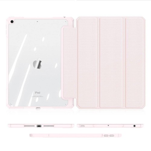 Dėklas Dux Ducis Toby Samsung X810/X816 Tab S9 Plus/X610/X616 Tab S9 FE Plus rožinis