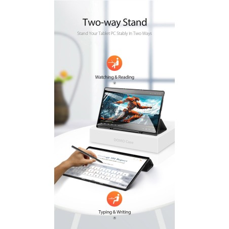 Dėklas Dux Ducis Toby Samsung X920 Tab S10 Ultra juodas