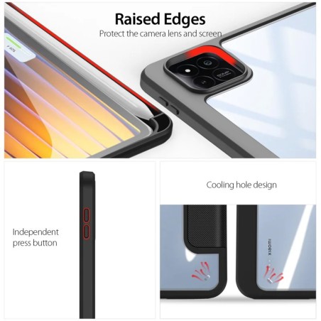 Dėklas Dux Ducis Toby Xiaomi Pad 7/Pad 7 Pro juodas