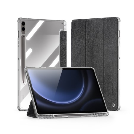 Dėklas Dux Ducis Unid Samsung X810/X816 Tab S9 Plus/X610/X616 Tab S9 FE Plus juodas