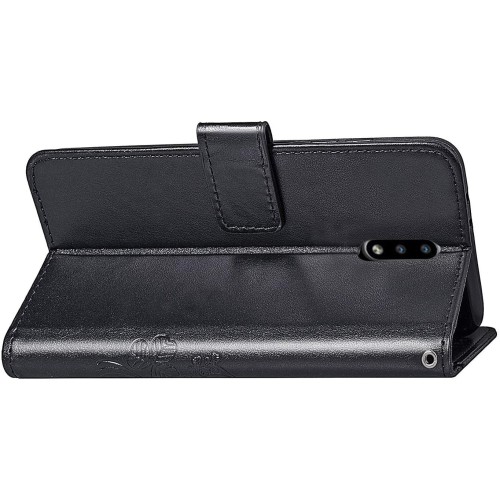 Dėklas Flower Book Samsung A155 A15 4G/A156 A15 5G juodas