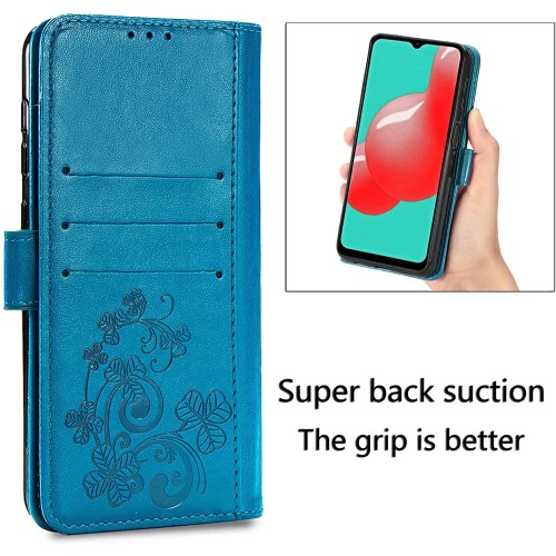 Dėklas Flower Book Samsung A546 A54 5G mėlynas