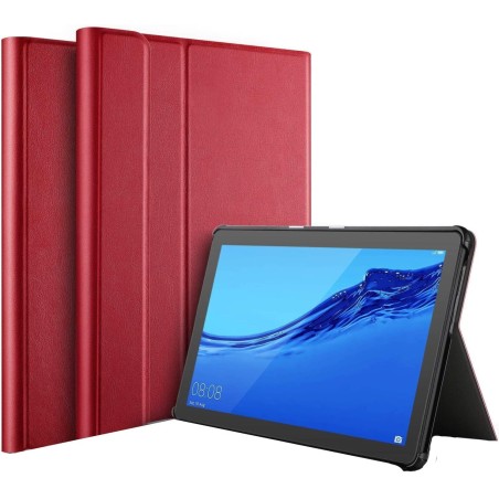 Dėklas Folio Cover Samsung X110/X115 Tab A9 8.7 raudonas