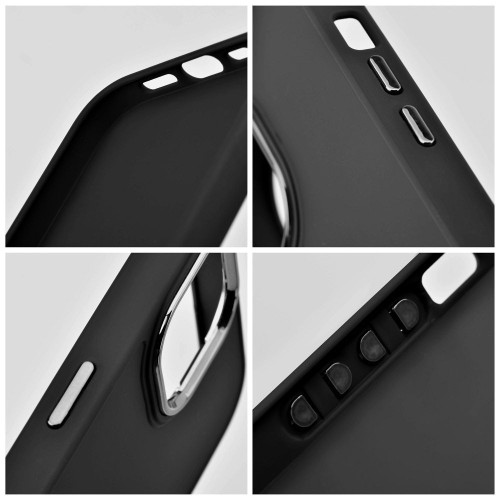 Dėklas FRAME Xiaomi Redmi 13C/Poco C65/Poco M6 5G juodas