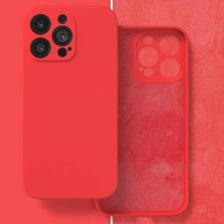 Dėklas Liquid Silicone 1.5mm Xiaomi Poco C40 raudonas